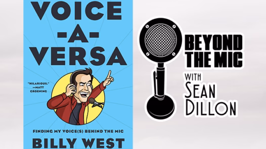 Voice a versa book cover / Beyond the Mic Logo